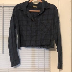 Self-cropped button down